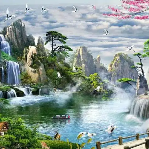 2022年最好旺财山水风景头像图片美丽的风景令人心旷神怡