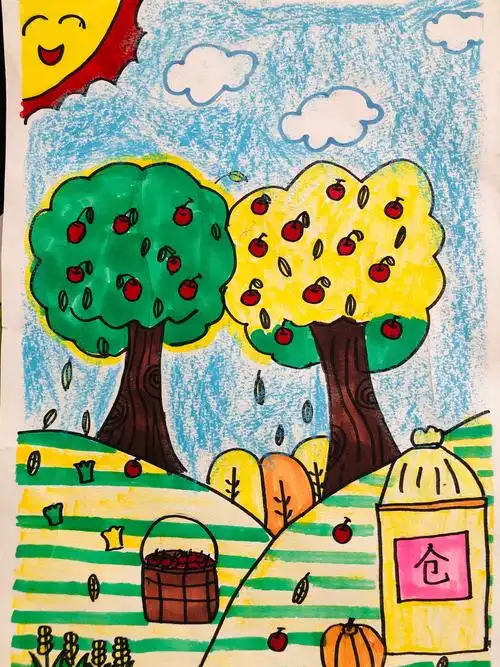 包头市第一实验小学南海分校———秋天"悄悄画"三年级作品投票