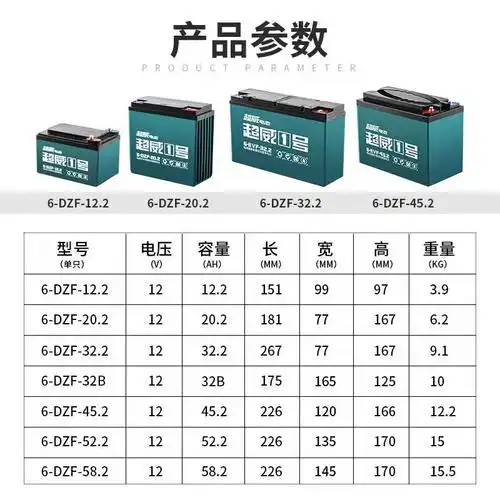 【618活动】超威电池48607212203245二轮三轮车上门铅酸全新天能电瓶