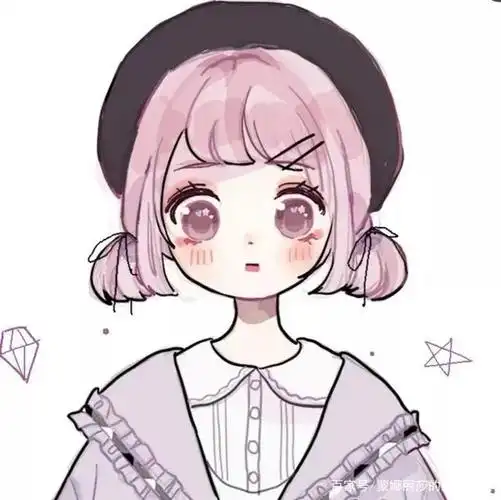 动漫女生头像清纯动人可爱日系少女唯美