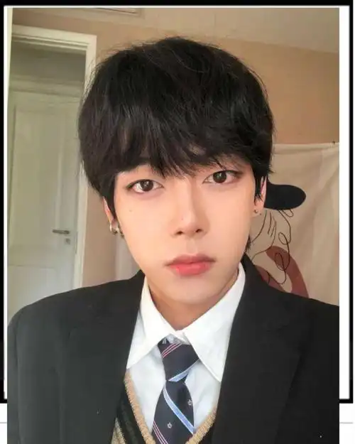 片希网红假发短直发男齐刘海韩版气质自然逼真蓬松帅气学生少年全头套