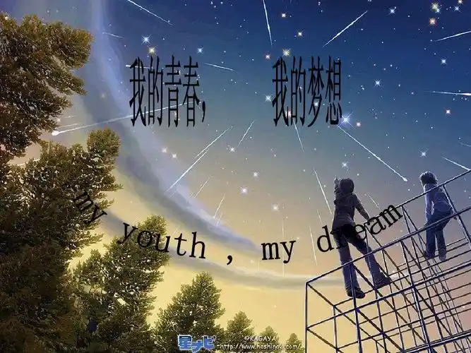 我的青春,我的梦想ppt