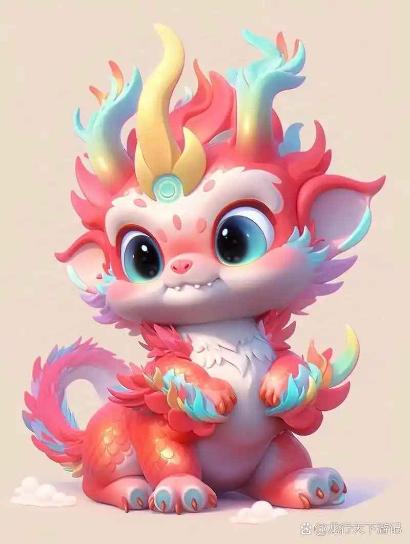 97超萌q版中国龙!