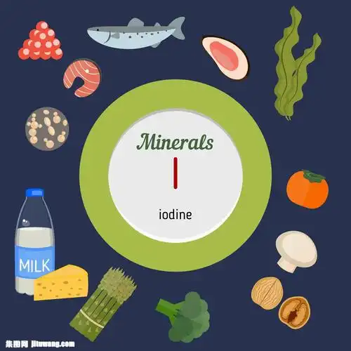 圆形卡片与蔬菜信息图表
