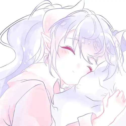 少女心粉色可爱动漫少女头像图片