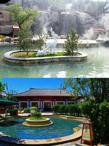 河北白鹿温泉位于石家庄市平山县温塘镇,是国家aaaa景区.