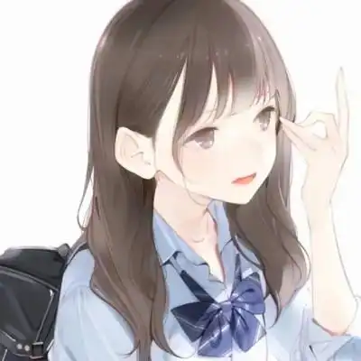 卡通头像女呆萌动漫高清图片_女生动漫头像_头像屋