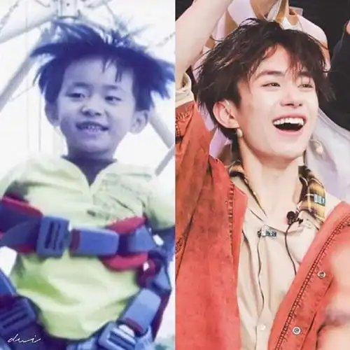 易烊千玺的成长对比图,一晃眼马上就是20岁的玺哥了