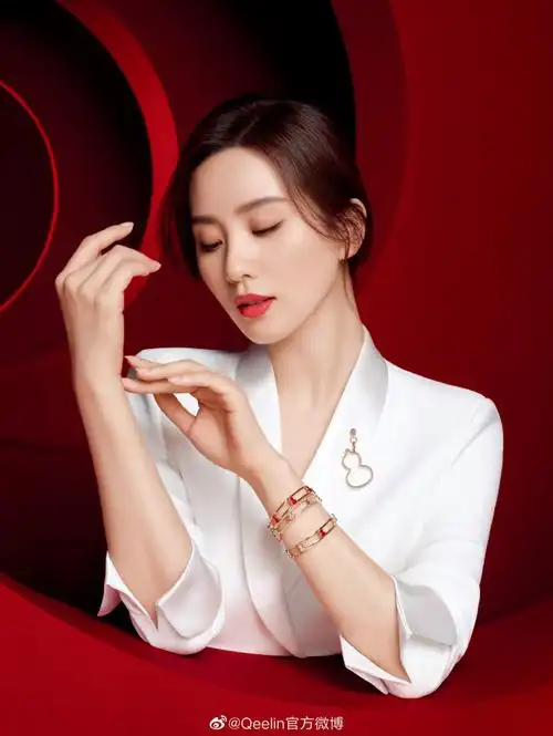 qeelin品牌代言人刘诗诗##qeelinwulu系列##福禄加成 自带光环