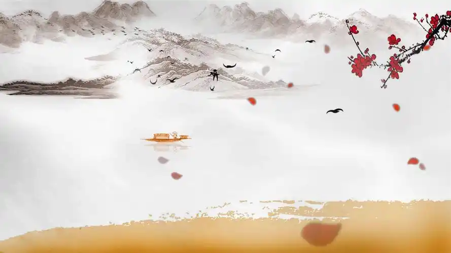 中国风水墨古典背景