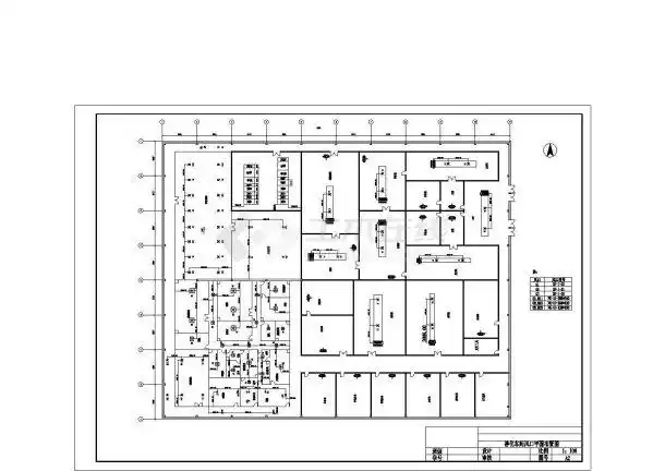 某药厂十万等级gmp净化设计图_工业厂房_土木在线