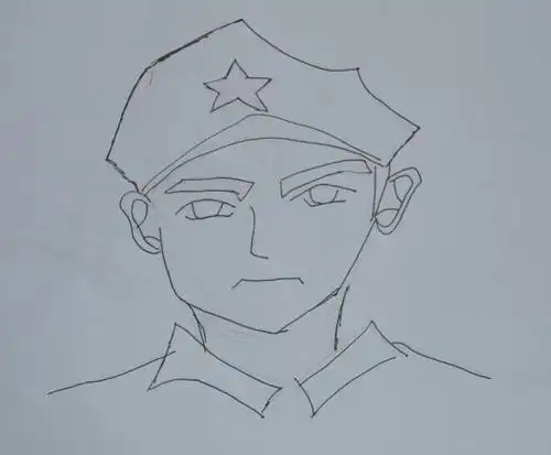 八路军简笔画教程