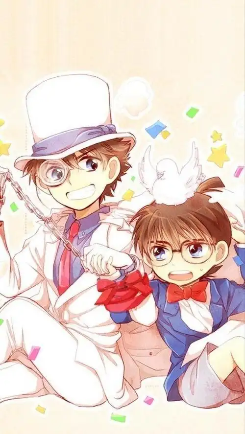 怪盗基德和柯南图片大全,喜欢怪盗基德的一定要进来