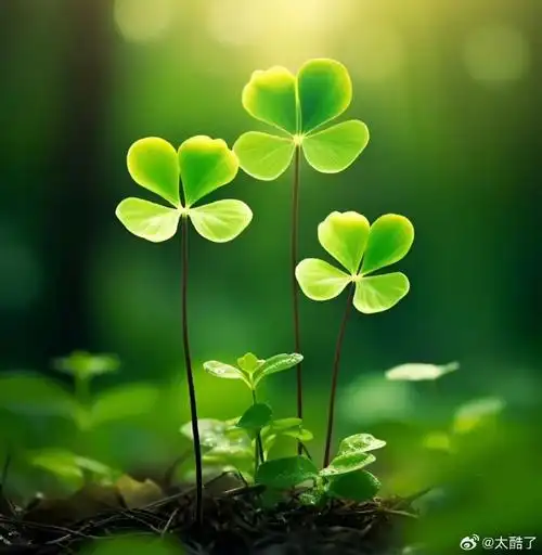 四叶草是幸运草,见者30s内转发,许个愿望,好运一定会降临!