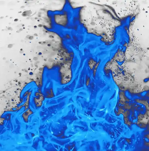 关键词 : 蓝色,冰,火焰,烟雾,冰焰