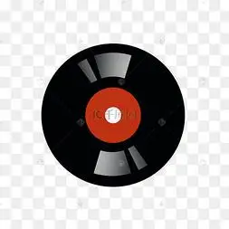 卡通黑胶唱片