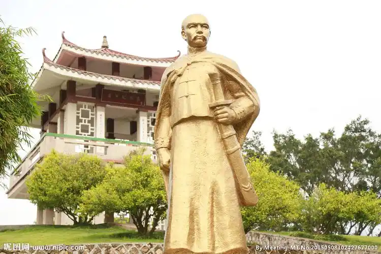 丘逢甲铜像图片