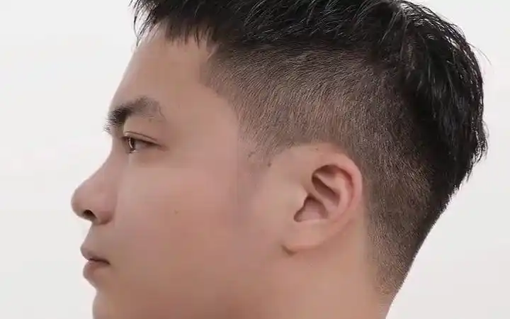 【方形鬓角修剪】男士基础裁剪教程,方形鬓角修剪篇.