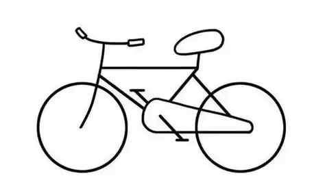 怎么画自行车自行车简笔画简单又漂亮
