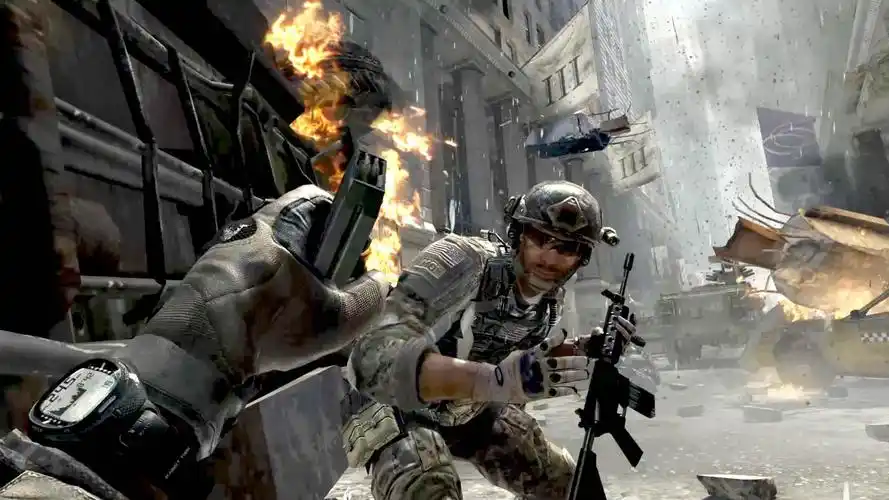 使命召唤8:重火力下的武装直升机大战,击毁敌方5架直升机太爽啦