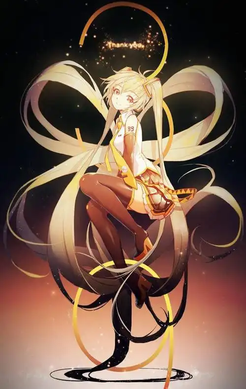 绚丽活泼动漫人物插画,画风飘逸灵动,光影部分也画得超惊艳