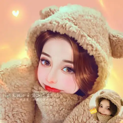 真人照片转手绘头像定制作q版卡通绘画素描肖像漫画人物设计礼物