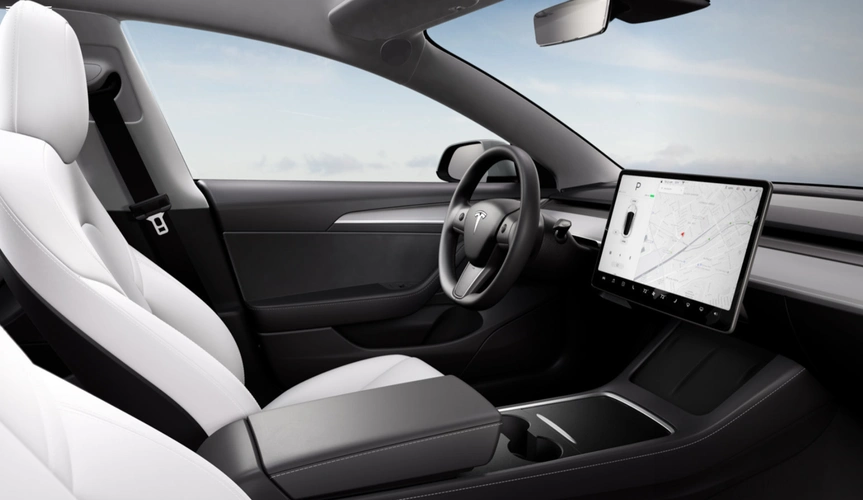 国产特斯拉model3y高级内饰配置调整扬声器数量减少