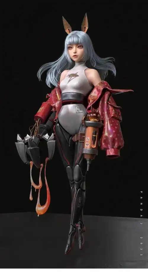 游戏人物建模怎么设计3d建模