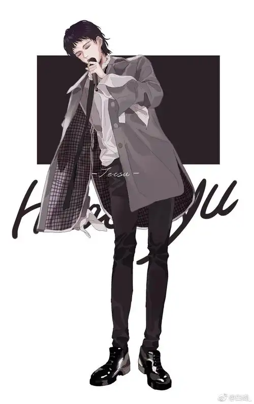 精致细腻 二次元华晨宇系 唯美系画师:白缇