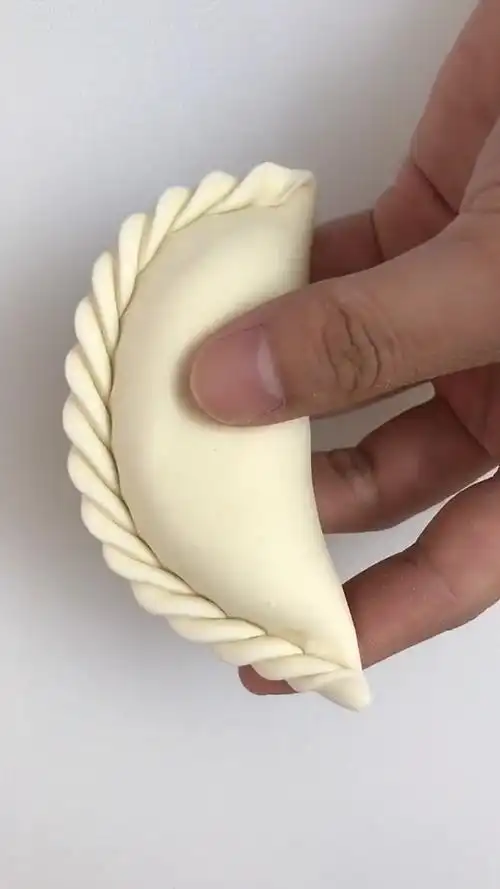 一分钟就可以学会的花边饺子,好吃又好看!#手艺#面食