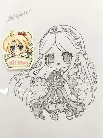 斗罗大陆史莱克七怪简笔画