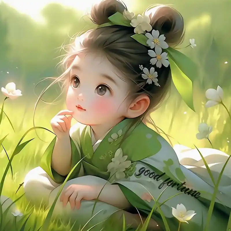 萌系/古风小仙女头像  晚霞与玫瑰共烩浪漫,你是我藏在心底的爱意泛滥