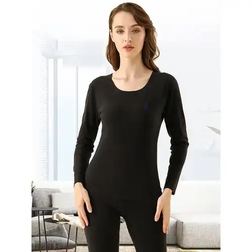 女款无痕保暖内衣套装特价