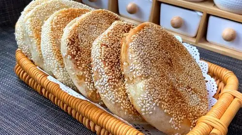 想吃烧饼不用买了,教你在家做,不用烤箱,外酥里软吃不够