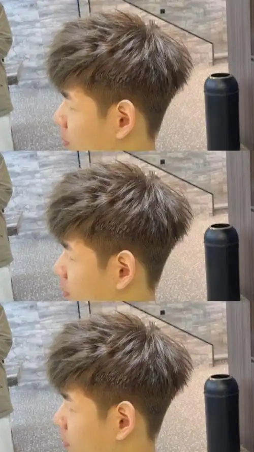 男生如何烫一款免打理钢夹烫呢请看