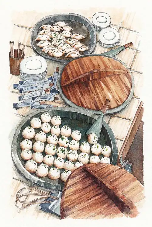 老上海水彩习作