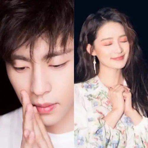 邓伦李沁官宣恋情工作室头像非常类似邓伦绿色花衬衫心情好