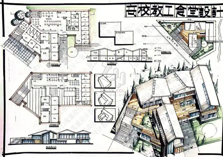 建筑快题   #快题设计   #考研快题设计   #建筑考研快题设计