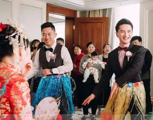 快乐星球丁凯乐结婚现场照曝光画面温馨幸福