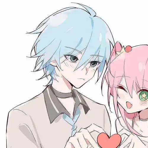 好看的一人一张卡通情头