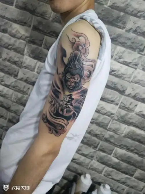 魔猴_纹身图案手稿图片_小六的纹身作品集