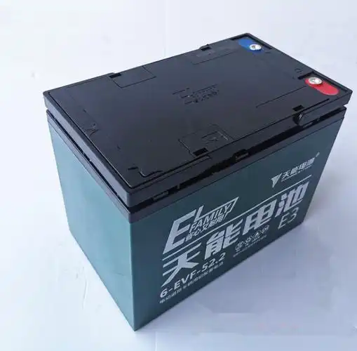 天能电池60v52a 四轮车电池6-evf-52(5只装)载重型三轮电动车电瓶