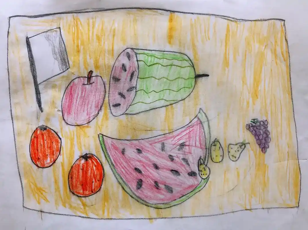 儿童绘画 #爱画画的小朋友 - 抖音