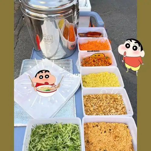 摆摊了～生活不易～(有机紫米饭团97)