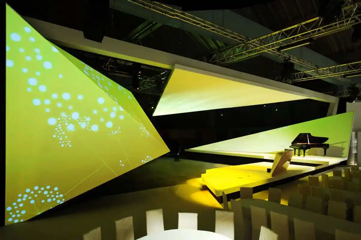 几何形状舞台设计效果图