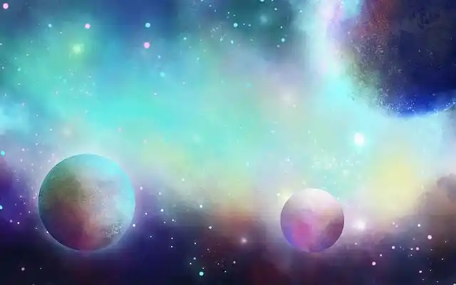 星地球空唯美梦幻宇宙外太空太空星空星球原创插画素材宇宙星空