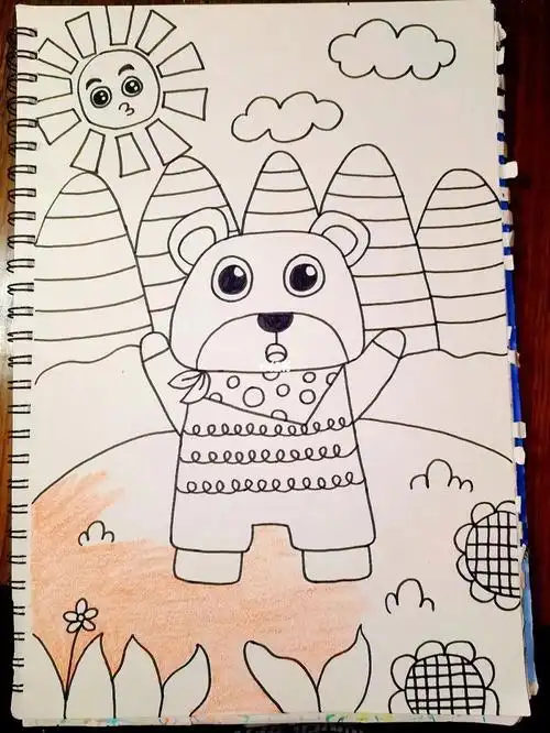 儿童主题创意简笔画