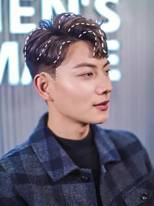 的发型吗99比如试试这款轻熟风韩式二八分99线条感100% c型气垫烫