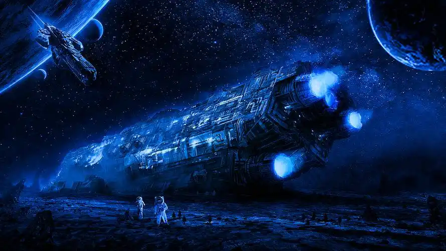 太空幻想合成海报