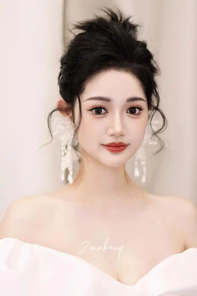 超显脸小7515头包脸公主丸子头发型哇99.